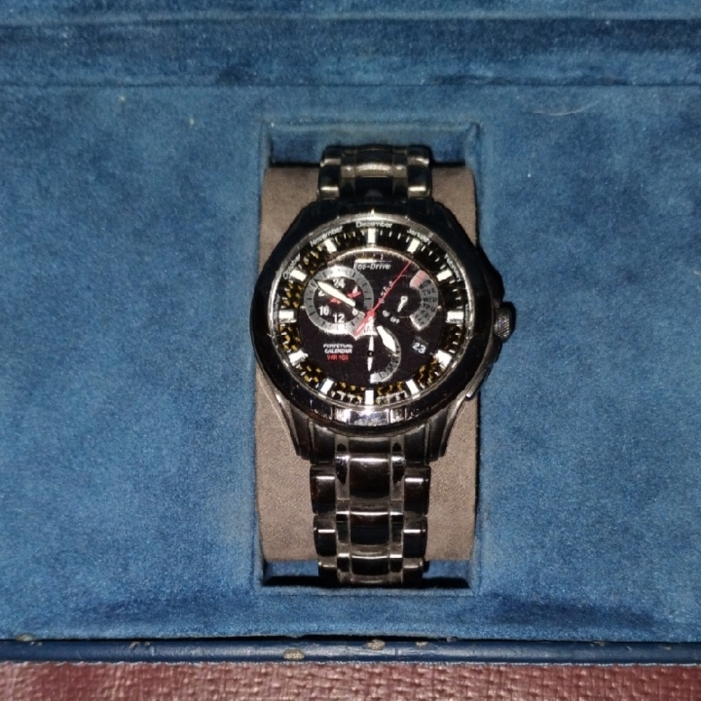 Citizen Black and Silver Men's Watch